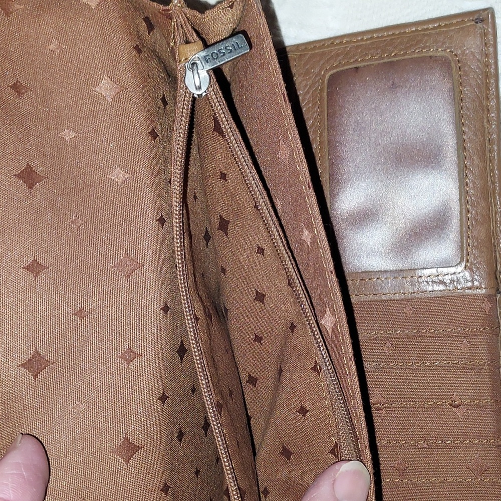 FOSSIL Maddox Marlow Tri- Fold Wallet VTG - Picture 9 of 13